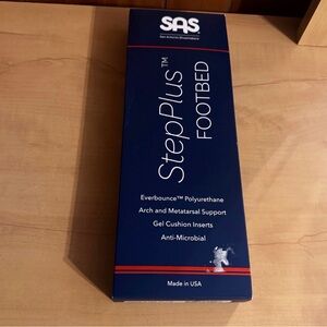 SAS Men's Step Plus Footbed - Blue and Red